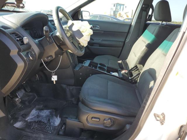 1FM5K8ARXHGA35820 - 2017 FORD EXPLORER POLICE INTERCEPTOR WHITE photo 7