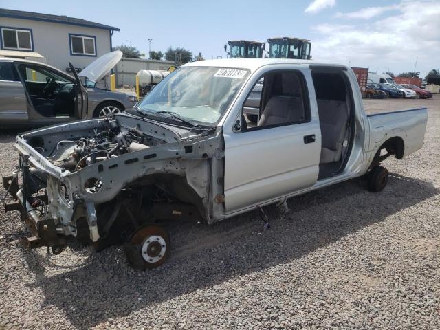 5TEGN92N42Z122229 - 2002 TOYOTA TACOMA DOUBLE CAB PRERUNNER SILVER photo 1