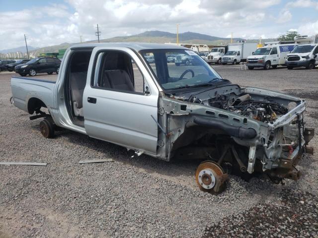 5TEGN92N42Z122229 - 2002 TOYOTA TACOMA DOUBLE CAB PRERUNNER SILVER photo 4