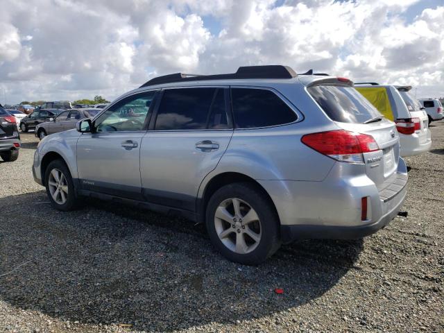 4S4BRBKC2D3202288 - 2013 SUBARU OUTBACK 2.5I LIMITED SILVER photo 2