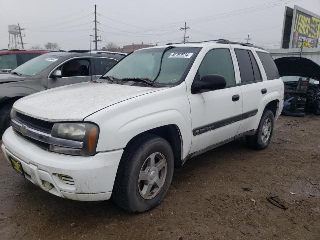 1GNDT13S242131802 - 2004 CHEVROLET TRAILBLAZE LS WHITE photo 1