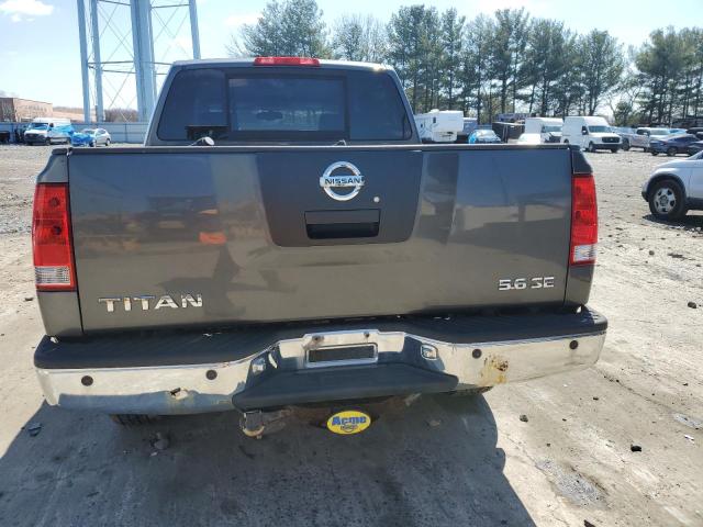 1N6AA07B15N523866 - 2005 NISSAN TITAN XE CHARCOAL photo 6