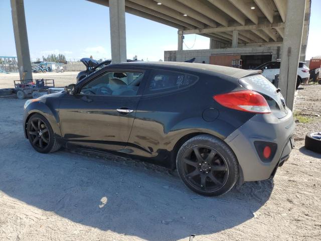 KMHTC6AD1DU111014 - 2013 HYUNDAI VELOSTER BLACK photo 2