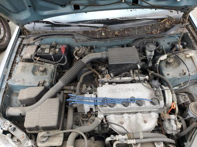2HGEJ6619YH500091 - 2000 HONDA CIVIC BASE TURQUOISE photo 11