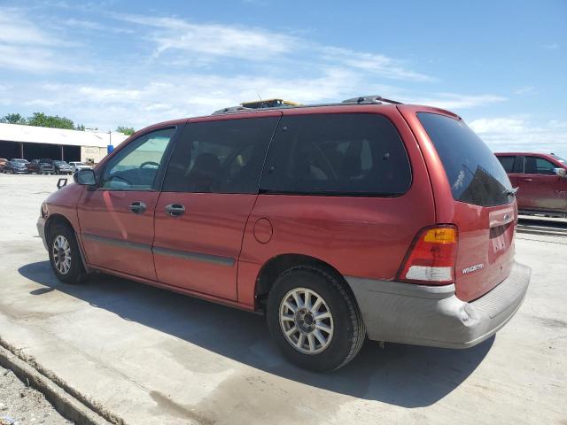 2FMZA5141XBA88077 - 1999 FORD WINDSTAR LX RED photo 2