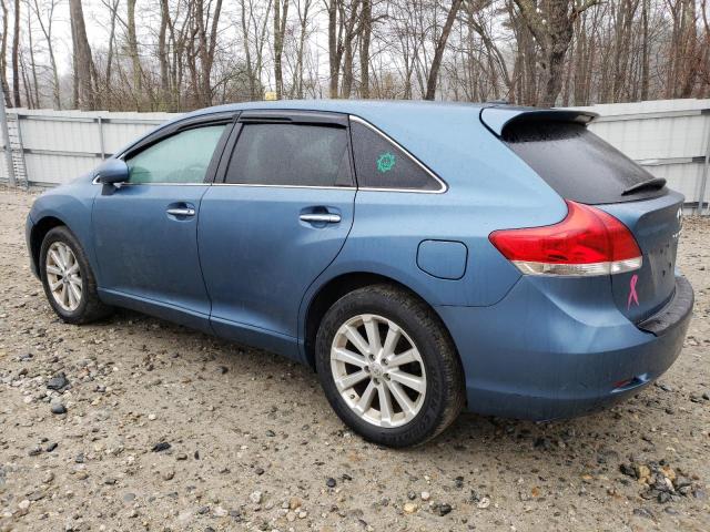 4T3BA3BB3AU011139 - 2010 TOYOTA VENZA BLUE photo 2