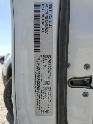 1C4PJMBX3ND505351 - 2022 JEEP CHEROKEE TRAILHAWK WHITE photo 12