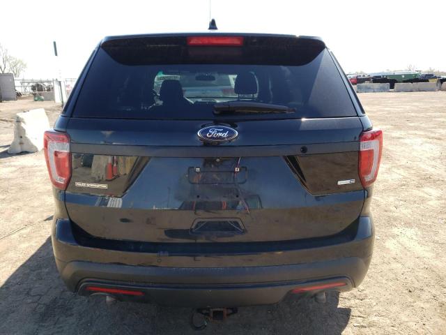 1FM5K8AR8GGB36577 - 2016 FORD EXPLORER POLICE INTERCEPTOR BLACK photo 6