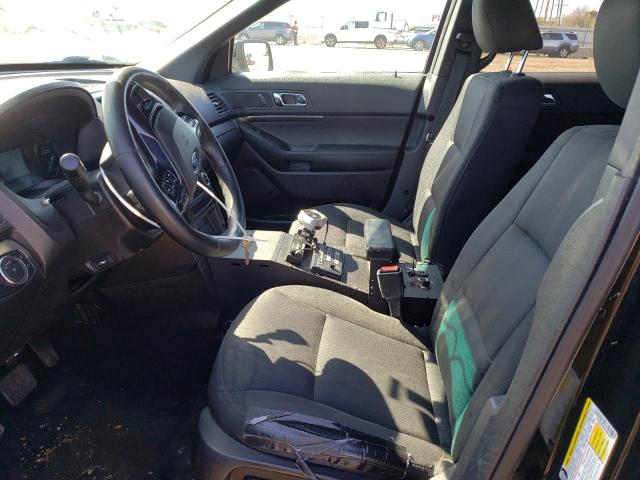 1FM5K8AR8GGB36577 - 2016 FORD EXPLORER POLICE INTERCEPTOR BLACK photo 7