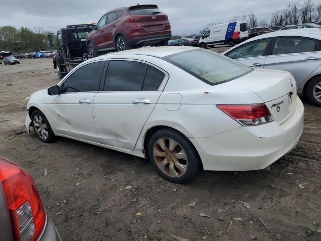 1HGCP36898A023193 - 2008 HONDA ACCORD EXL WHITE photo 2