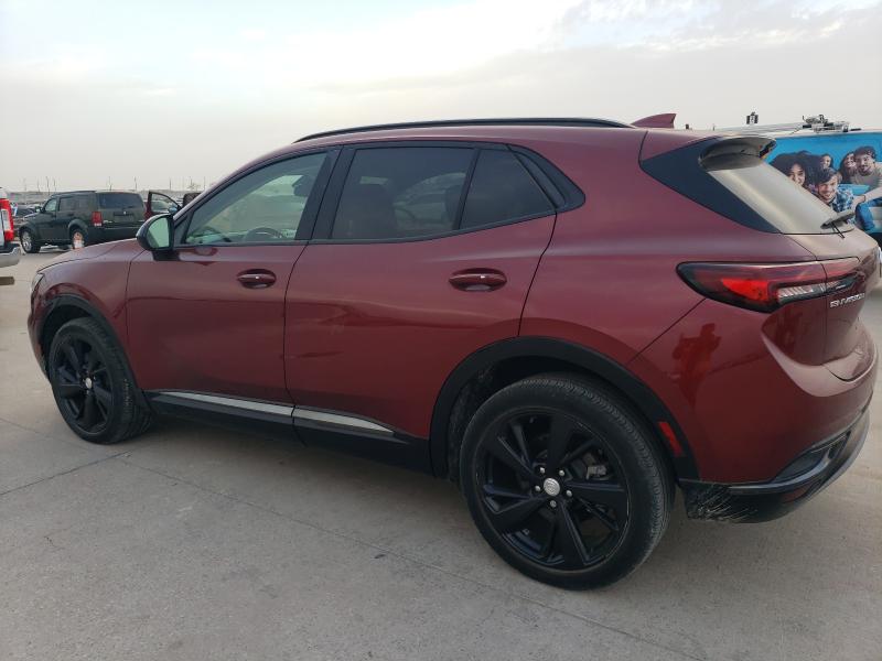 LRBFZNR42MD056229 - 2021 BUICK ENVISION ESSENCE მუქწითელი ფოტო 2