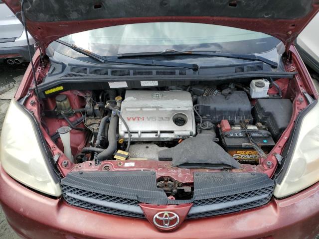 5TDZA23C35S318172 - 2005 TOYOTA SIENNA CE RED photo 12