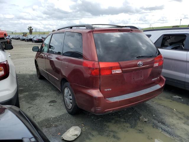 5TDZA23C35S318172 - 2005 TOYOTA SIENNA CE RED photo 2