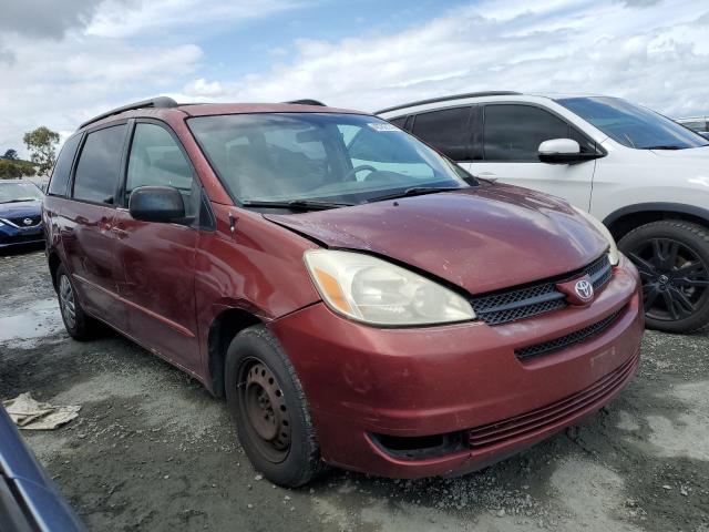 5TDZA23C35S318172 - 2005 TOYOTA SIENNA CE RED photo 4