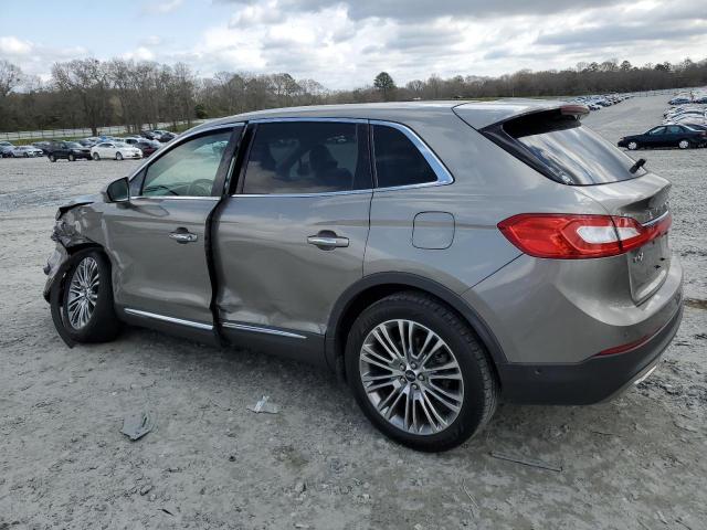 2LMTJ6LR4GBL67774 - 2016 LINCOLN MKX RESERVE GRAY photo 2