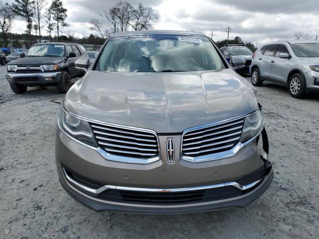 2LMTJ6LR4GBL67774 - 2016 LINCOLN MKX RESERVE GRAY photo 5