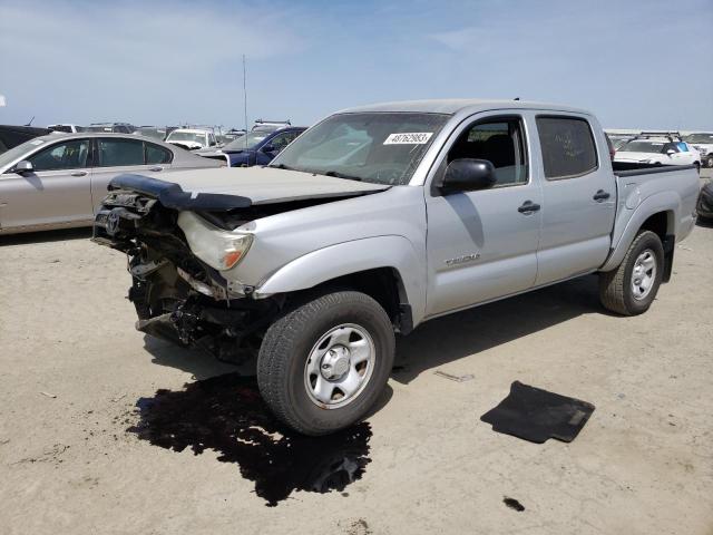 5TFJU4GN0CX013019 - 2012 TOYOTA TACOMA DOUBLE CAB PRERUNNER SILVER photo 1
