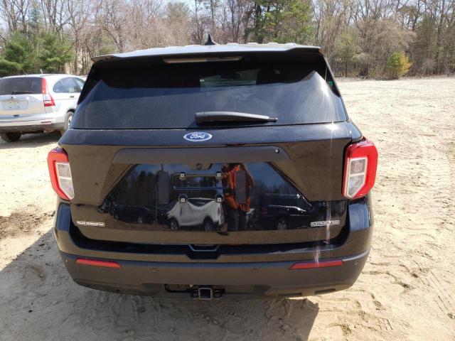 1FM5K8AB9MGA41945 - 2021 FORD EXPLORER POLICE INTERCEPTOR BLACK photo 6