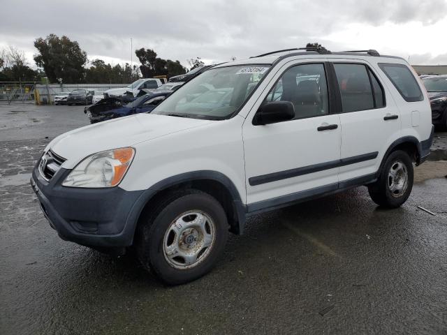 JHLRD68492C009127 - 2002 HONDA CR-V LX WHITE photo 1