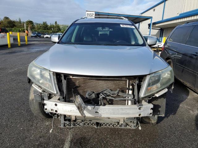 5N1AR2MN9EC611366 - 2014 NISSAN PATHFINDER S SILVER photo 5