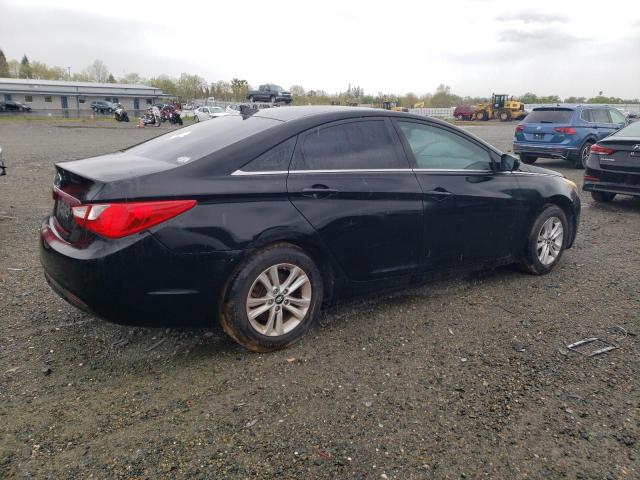 5NPEB4AC6CH376581 - 2012 HYUNDAI SONATA GLS BLACK photo 3