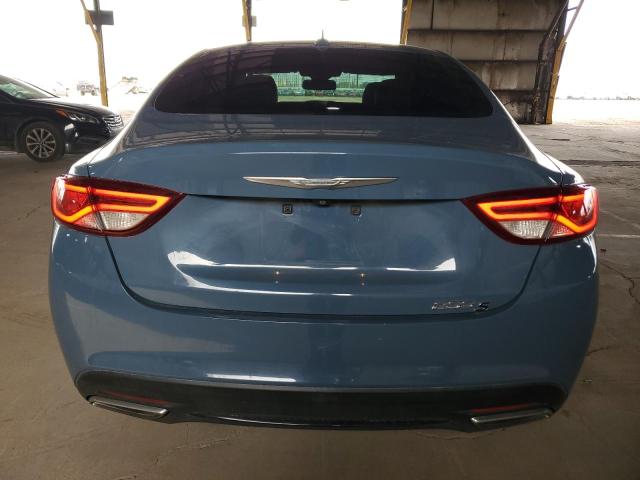 1C3CCCBG9FN635136 - 2015 CHRYSLER 200 S BLUE photo 6