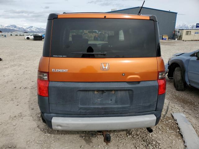 5J6YH283X7L013475 - 2007 HONDA ELEMENT LX ORANGE photo 6