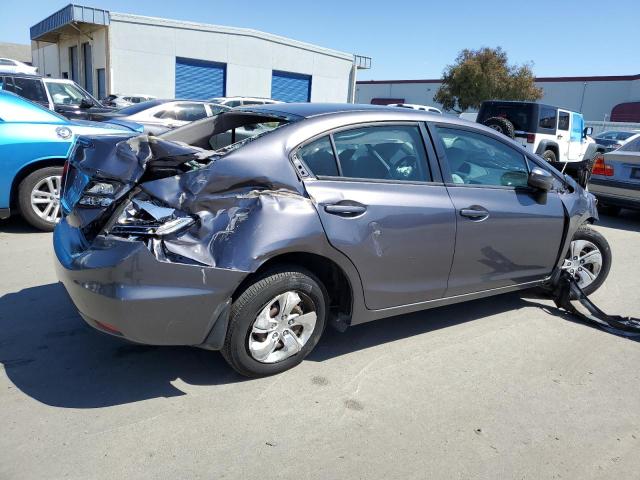 19XFB2F50EE236228 - 2014 HONDA CIVIC LX GRAY photo 3