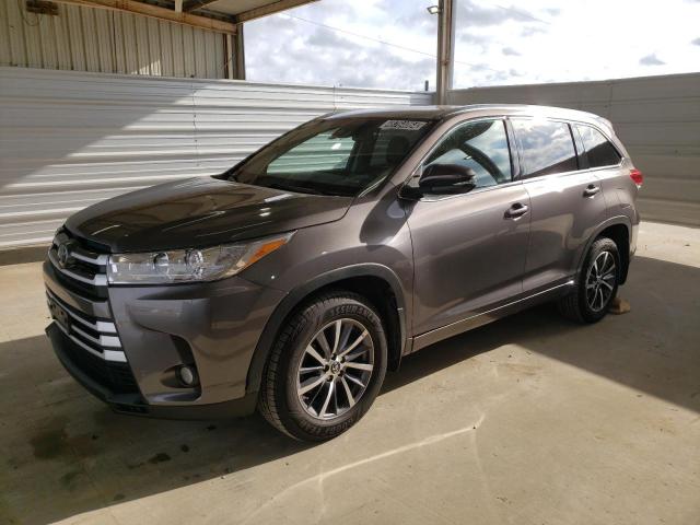 5TDJZRFH2HS431976 - 2017 TOYOTA HIGHLANDER SE GRAY photo 1