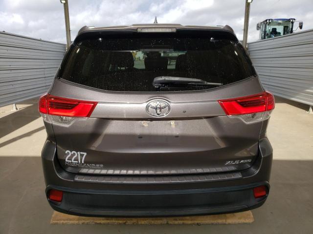 5TDJZRFH2HS431976 - 2017 TOYOTA HIGHLANDER SE GRAY photo 6