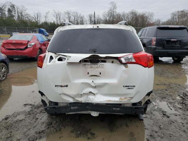 2T3DFREV5FW357512 - 2015 TOYOTA RAV4 LIMITED WHITE photo 6