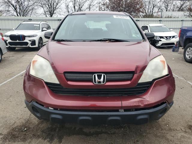 5J6RE483X7L011458 - 2007 HONDA CR-V LX MAROON photo 5