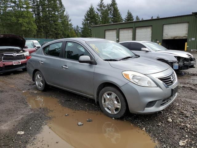 3N1CN7AP4CL839906 - 2012 NISSAN VERSA S SILVER photo 4