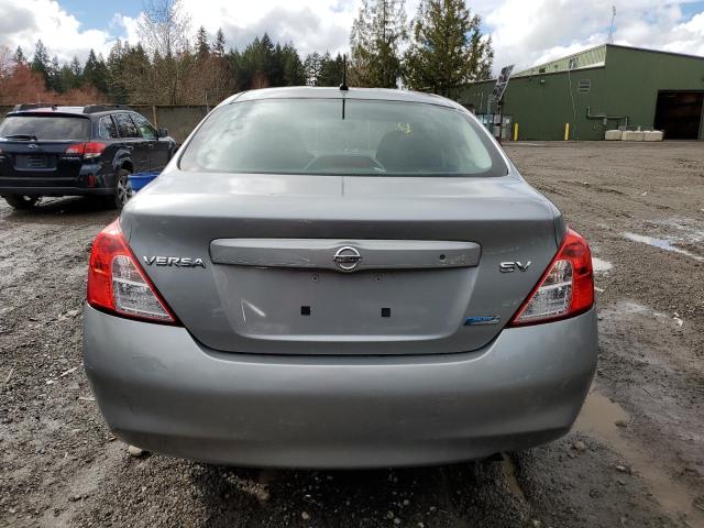 3N1CN7AP4CL839906 - 2012 NISSAN VERSA S SILVER photo 6