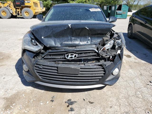 KMHTC6AE0FU217983 - 2015 HYUNDAI VELOSTER TURBO BLACK photo 5