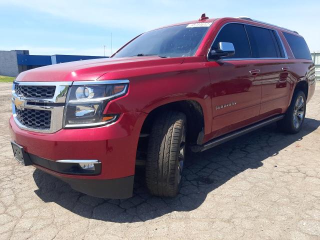 1GNSKKKC0FR634152 - 2015 CHEVROLET SUBURBAN K1500 LTZ RED photo 2