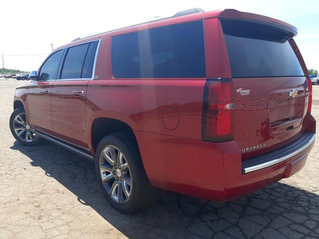 1GNSKKKC0FR634152 - 2015 CHEVROLET SUBURBAN K1500 LTZ RED photo 3