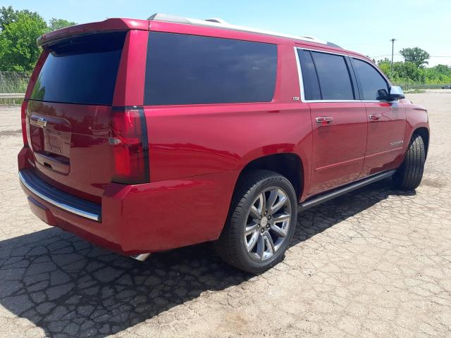 1GNSKKKC0FR634152 - 2015 CHEVROLET SUBURBAN K1500 LTZ RED photo 4