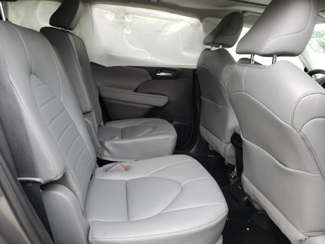 5TDGZRAH6MS535530 - 2021 TOYOTA HIGHLANDER XLE GRAY photo 11