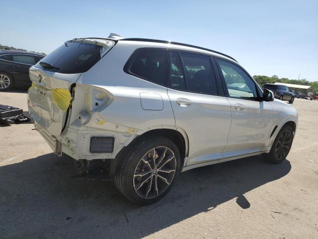 5UX43DP08N9J85647 - 2022 BMW X3 SDRIVE30I WHITE photo 3