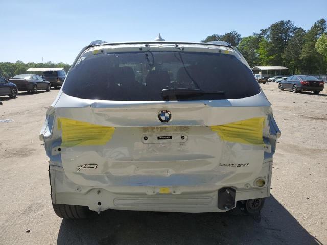 5UX43DP08N9J85647 - 2022 BMW X3 SDRIVE30I WHITE photo 6