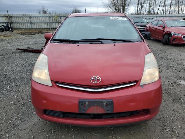 JTDKB20U077579591 - 2007 TOYOTA PRIUS RED photo 5