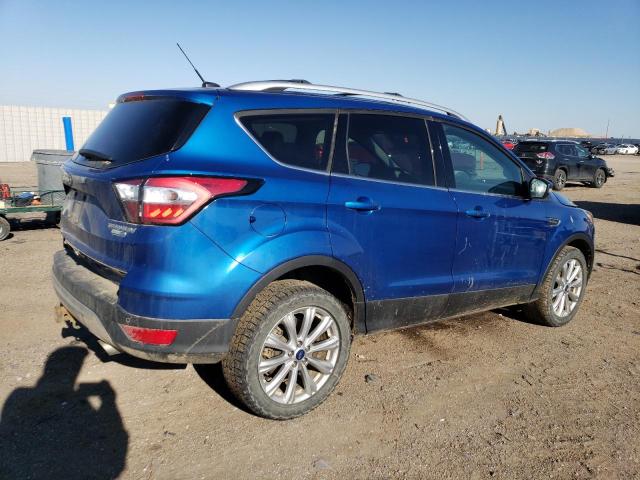 1FMCU9J92HUD11853 - 2017 FORD ESCAPE TITANIUM BLUE photo 3