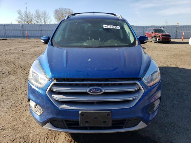 1FMCU9J92HUD11853 - 2017 FORD ESCAPE TITANIUM BLUE photo 5