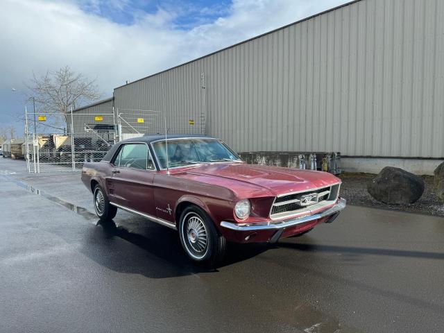7T01C252778 - 1967 FORD MUSTANG MAROON photo 1