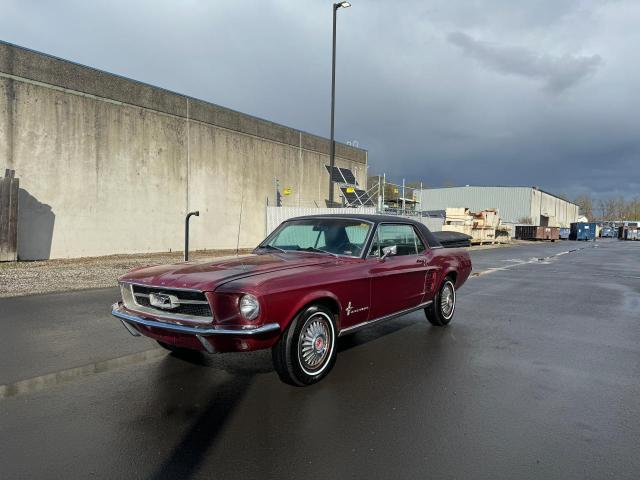 7T01C252778 - 1967 FORD MUSTANG MAROON photo 2