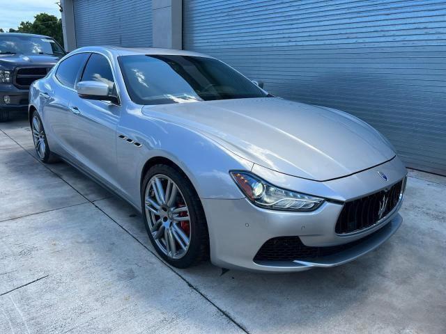 ZAM57RTA3E1095287 - 2014 MASERATI GHIBLI S SILVER photo 4