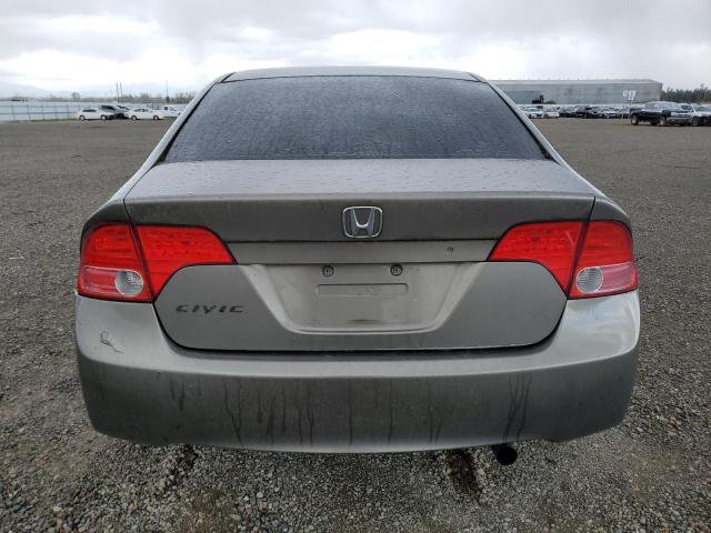 2HGFA16577H310265 - 2007 HONDA CIVIC LX GRAY photo 6