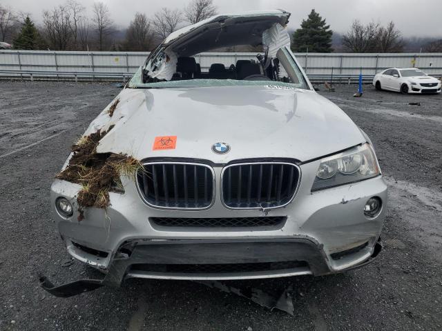 5UXWX9C51D0A14613 - 2013 BMW X3 XDRIVE28I SILVER photo 5