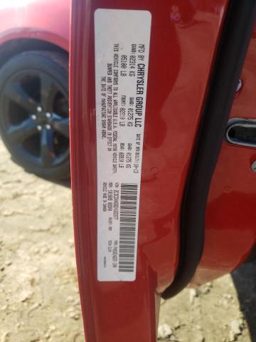 2C3CDXHG6EH162377 - 2014 DODGE CHARGER SXT RED photo 12